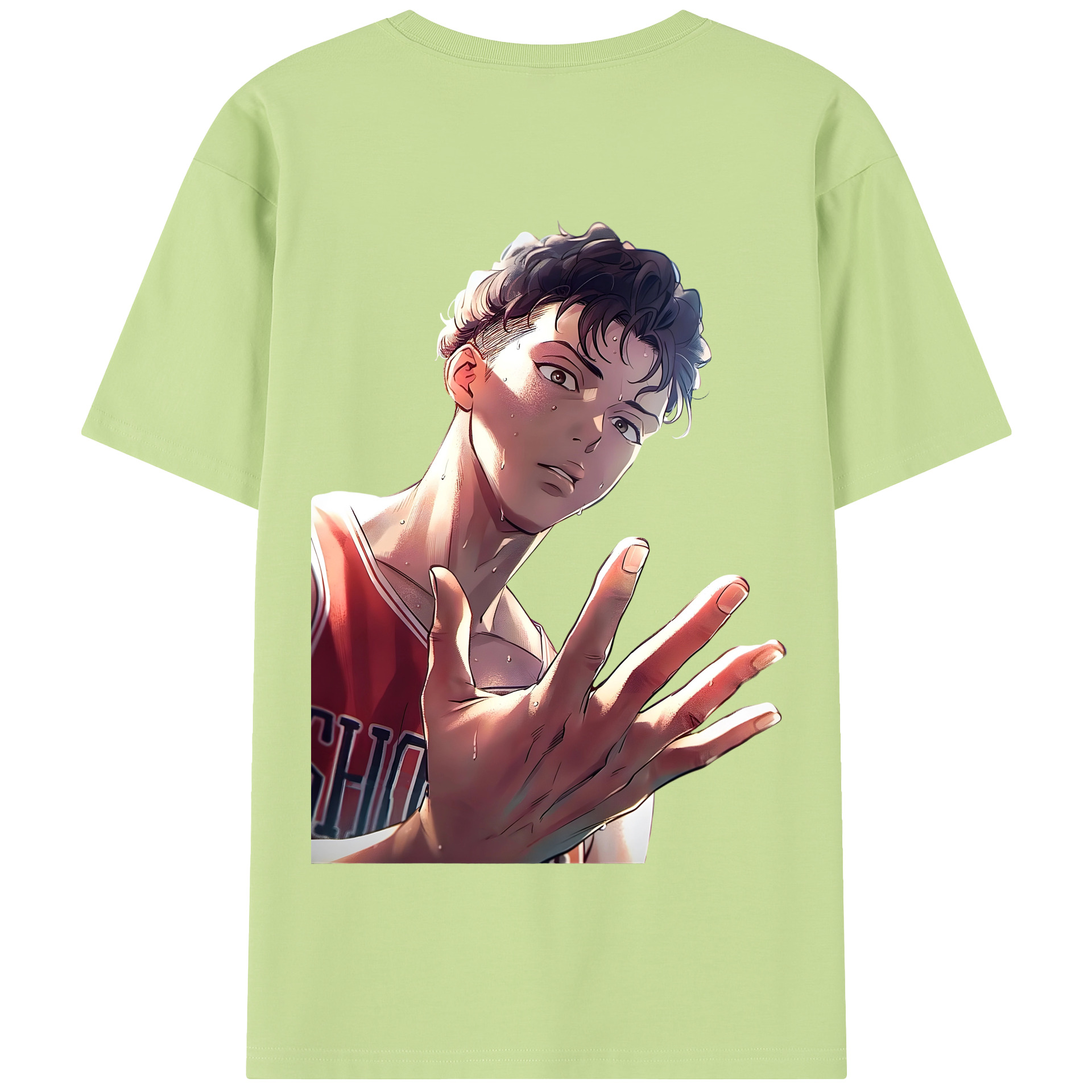 SLAM DUNK／スラムダンク 綿100％半袖Tシャツ（背面プリント）